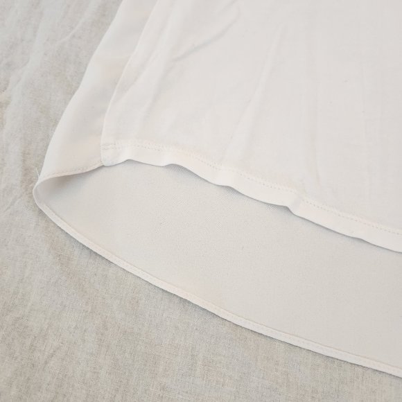 LOFT Sleeveless Cream-Colored Top - XXS Petite - Picture 11 of 13